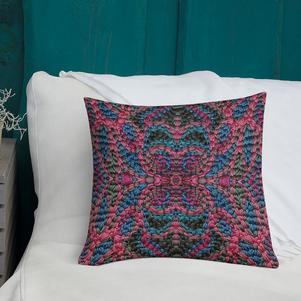 Thumbnail: Burgundy arabesque I