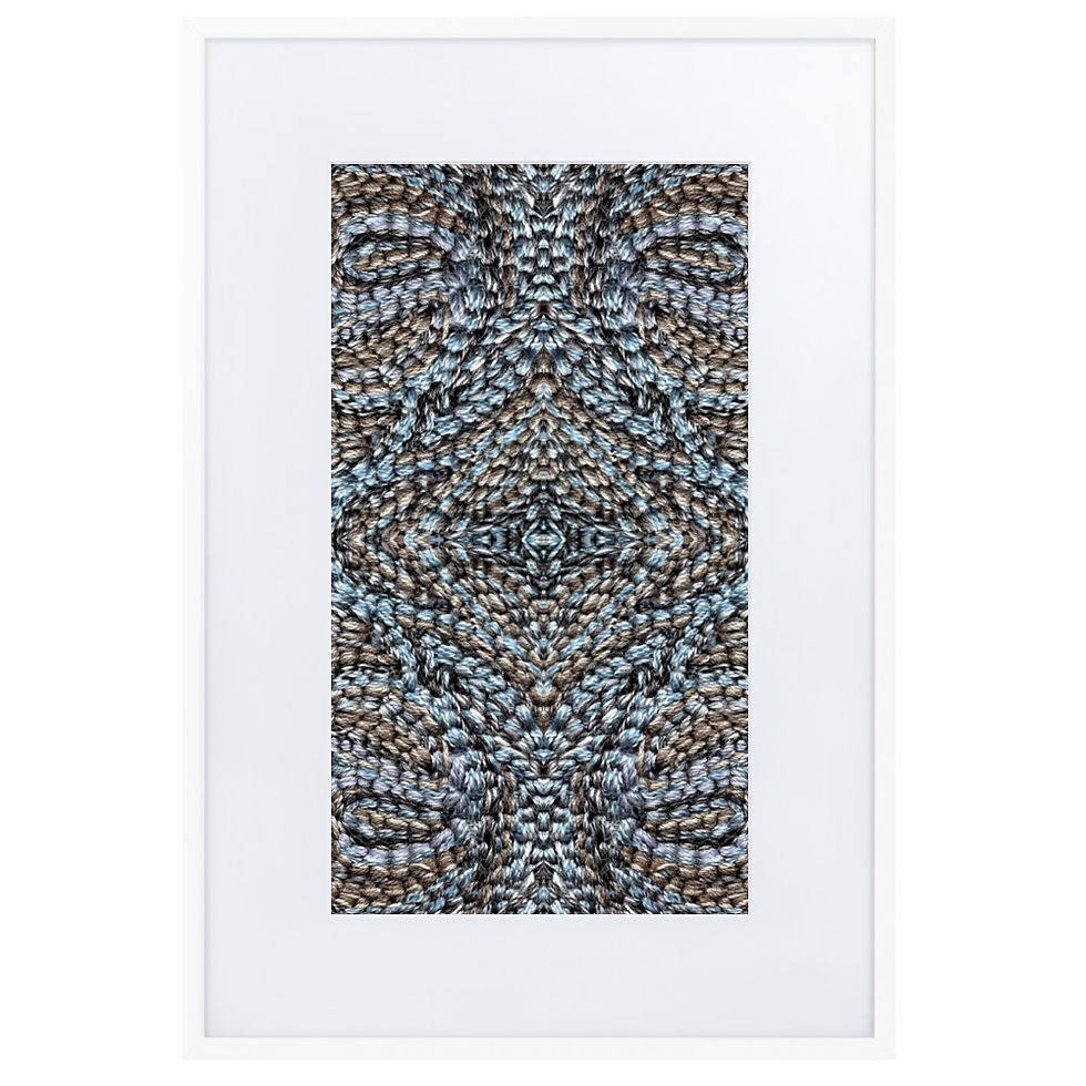 Thumbnail: Cerulean on grey symmetry IV