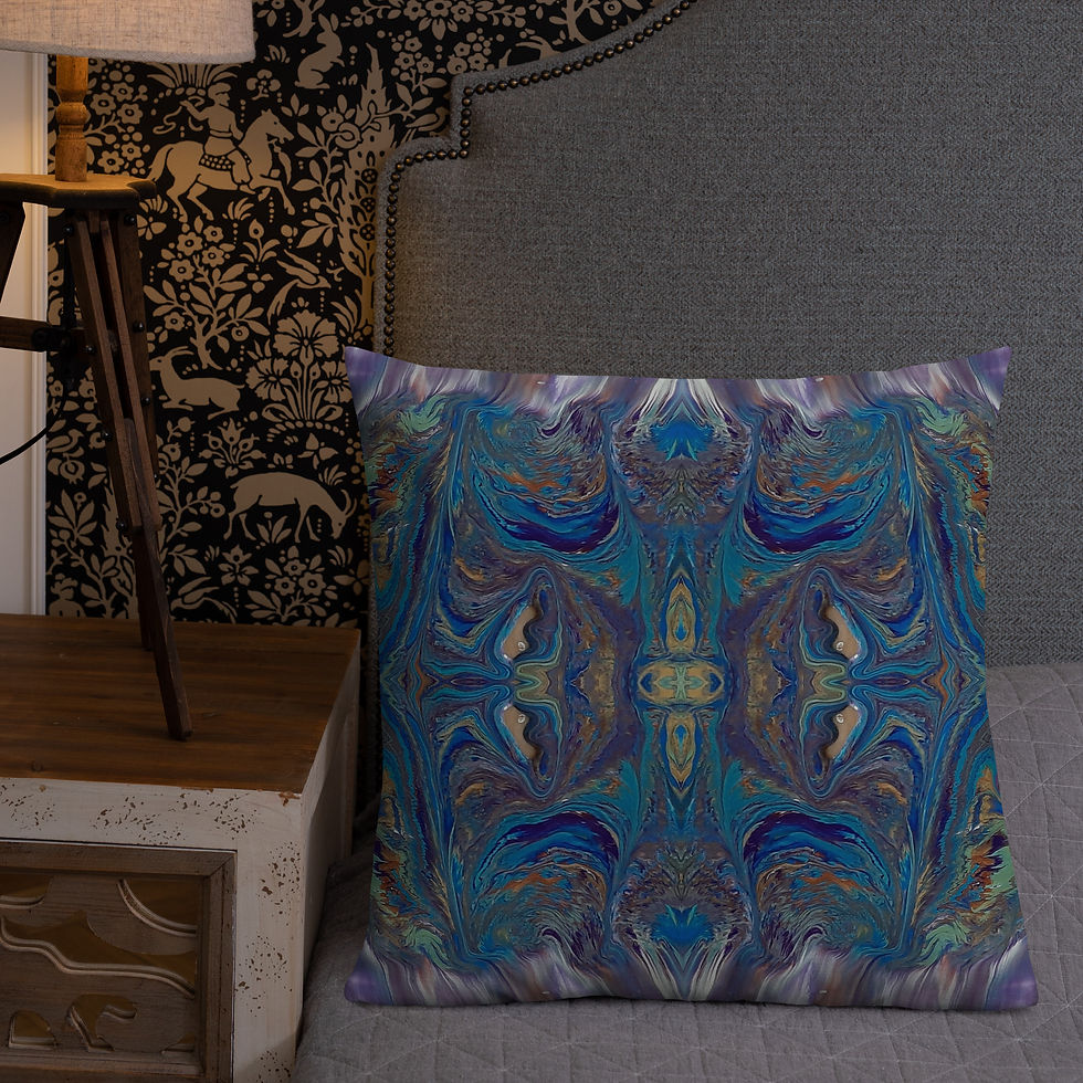 Thumbnail: Peacock pour patterns I