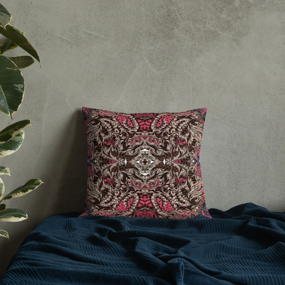 Thumbnail: Embroidered arabesque I