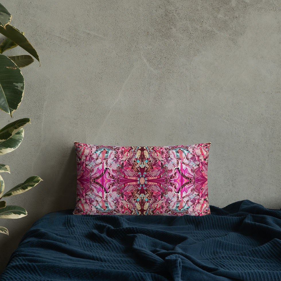 Thumbnail: Funky fuchsia arabesque III