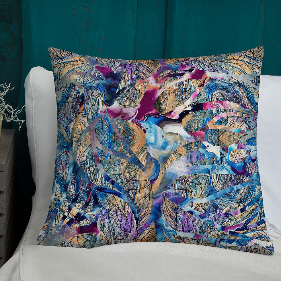 Thumbnail: Mixed media arabesque