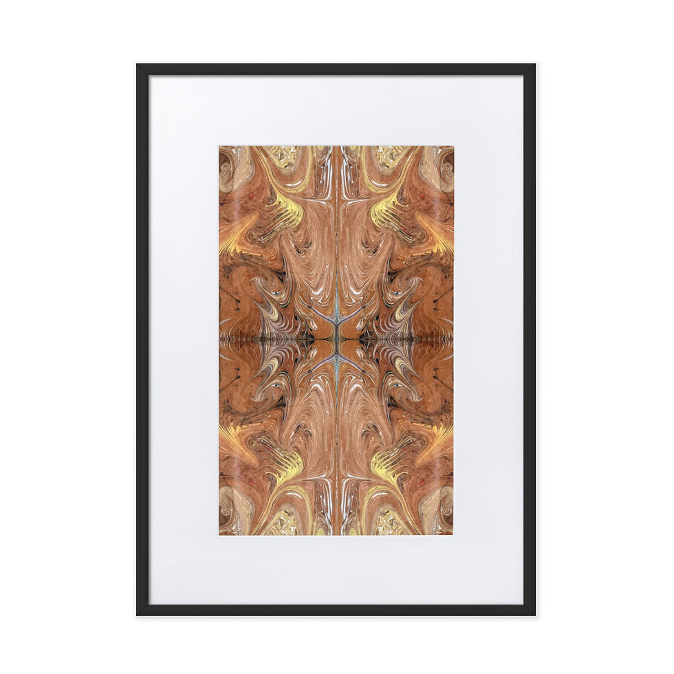 Thumbnail: Bronze on brown swirls IV