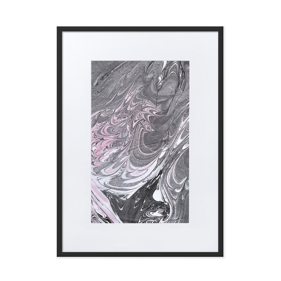 Thumbnail: Grey on pink swirls