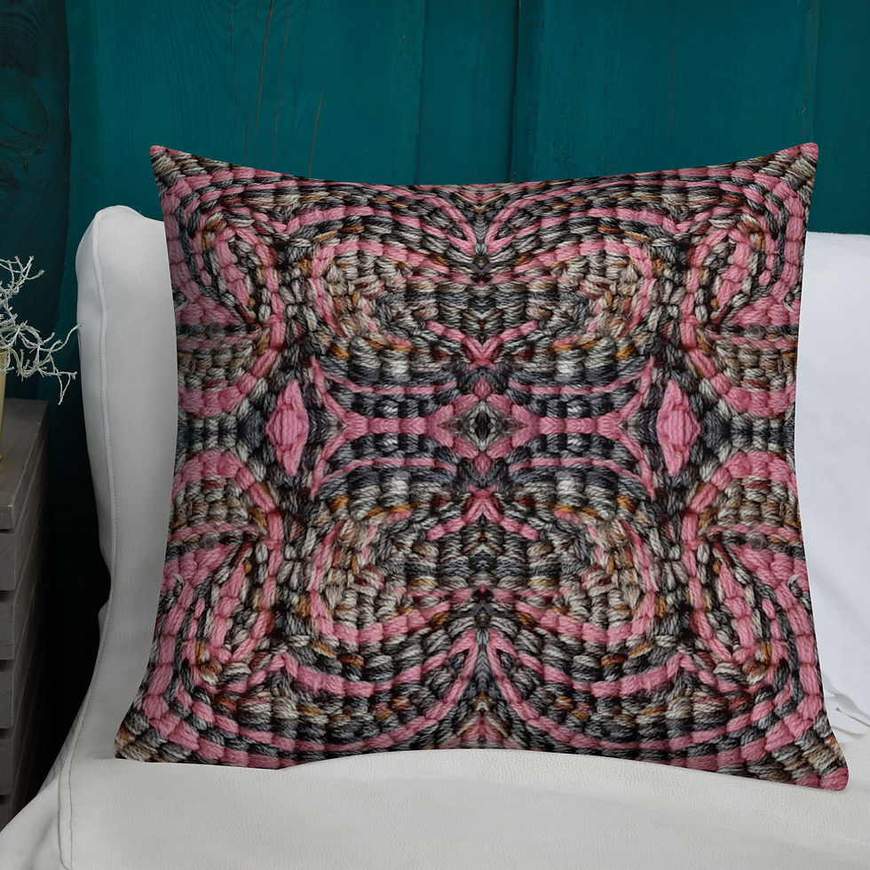 Thumbnail: Stitched pink III