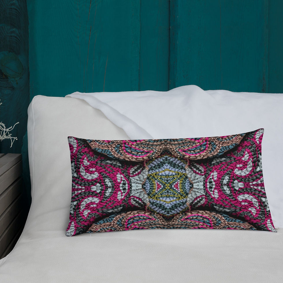 Thumbnail: Embroidered kaleidoscope I