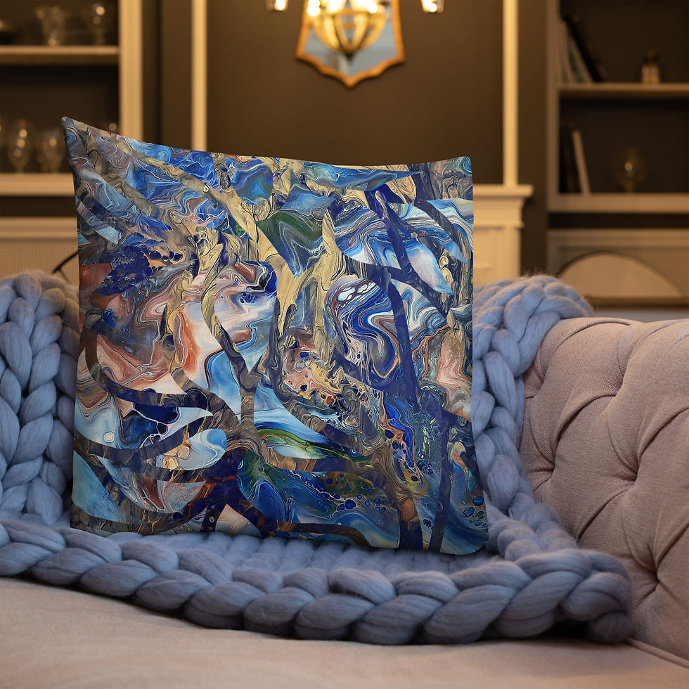 Thumbnail: Cobalt on gold arabesque IV