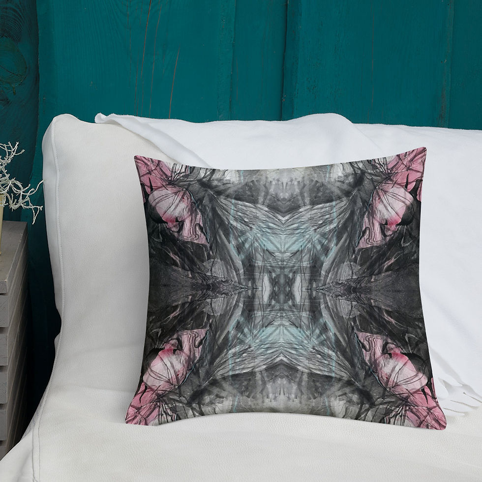 Thumbnail: Pink on charcoal symmetry III