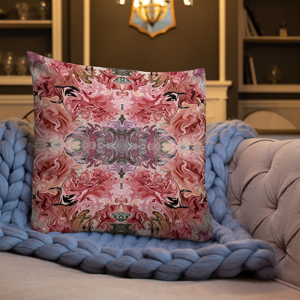 Thumbnail: Pink roses arabesque III