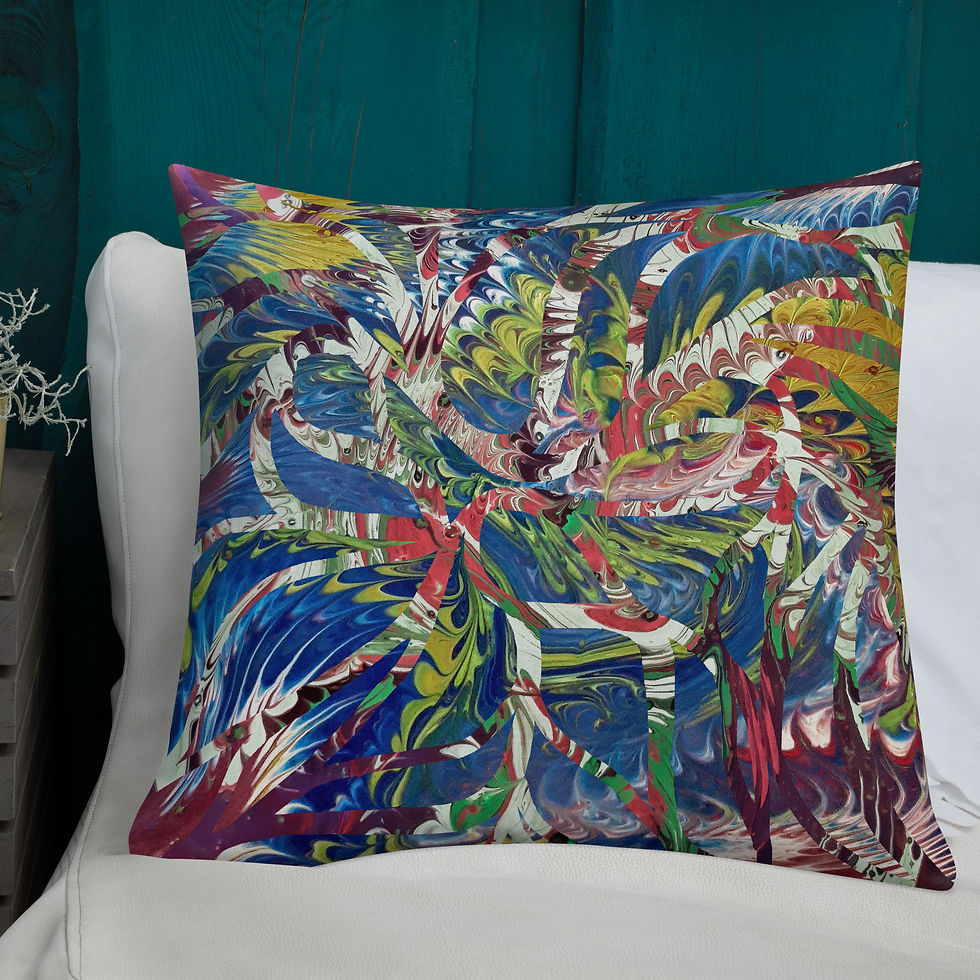 Thumbnail: Abstract feathers blend