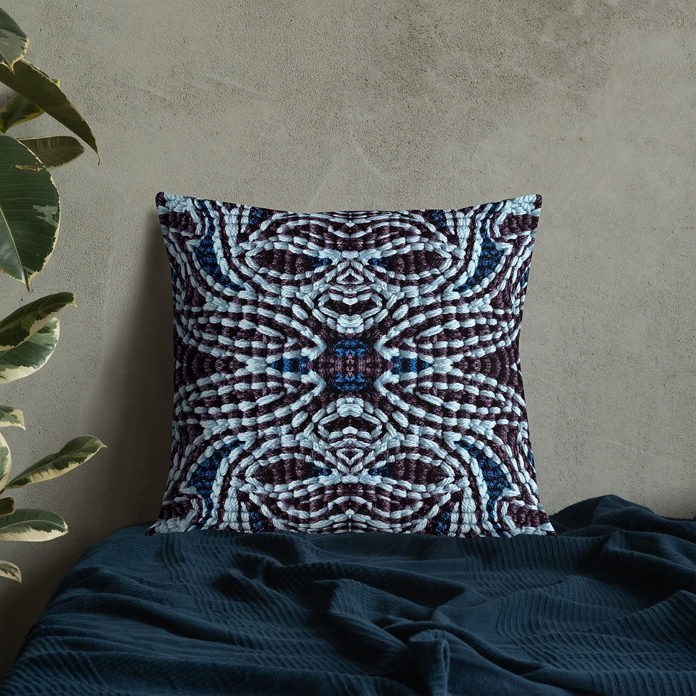 Thumbnail: Burgundy on blue symmetry