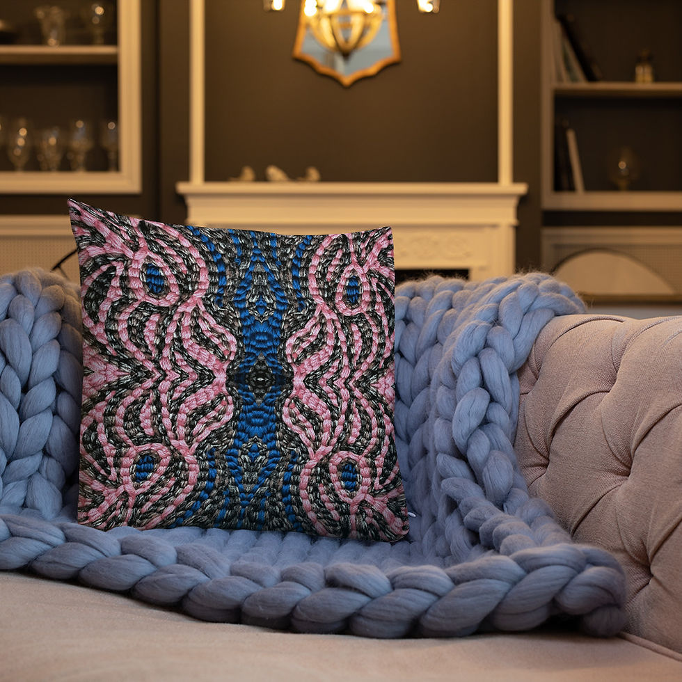 Thumbnail: Dusty pink embroidery I