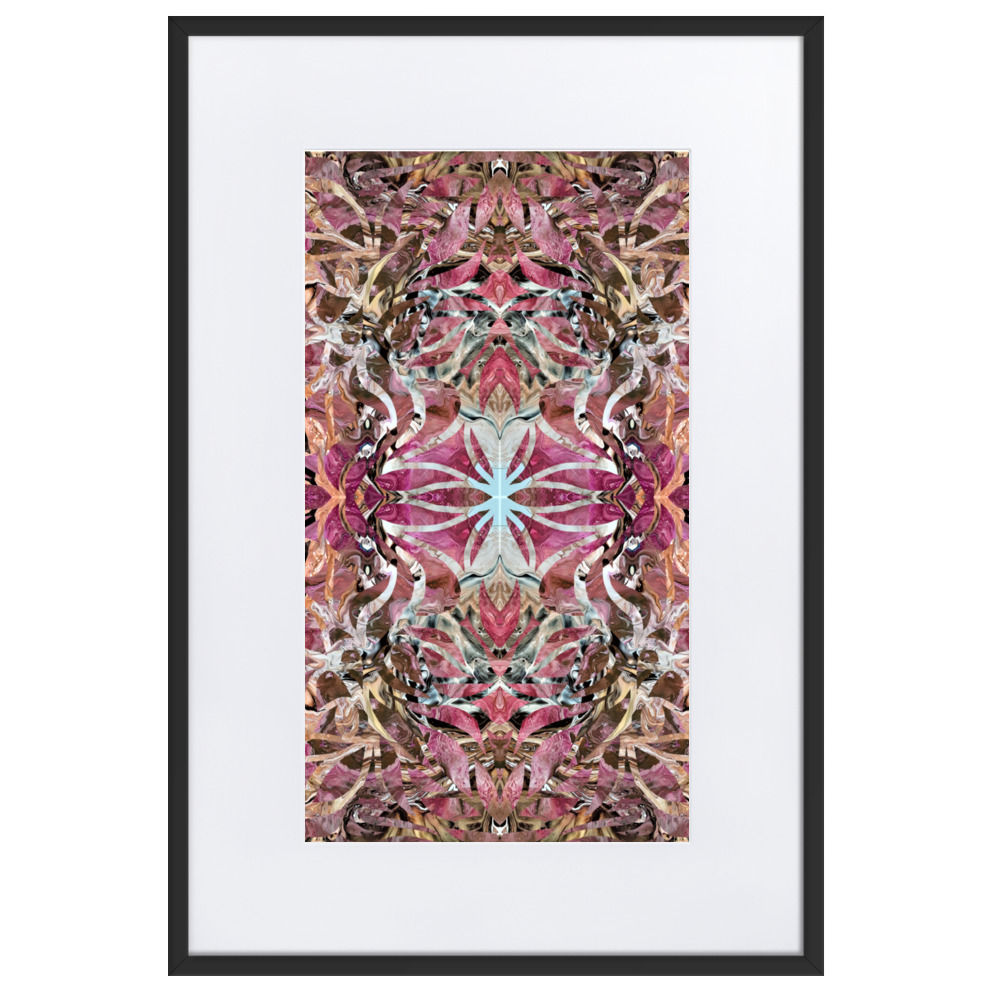 Pink kaleidoscope VI