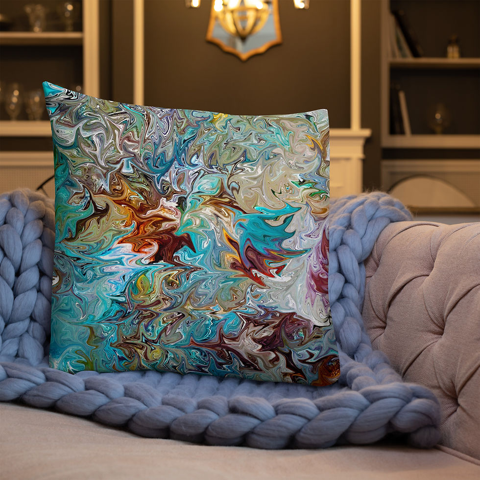 Thumbnail: Turquoise arabesque I
