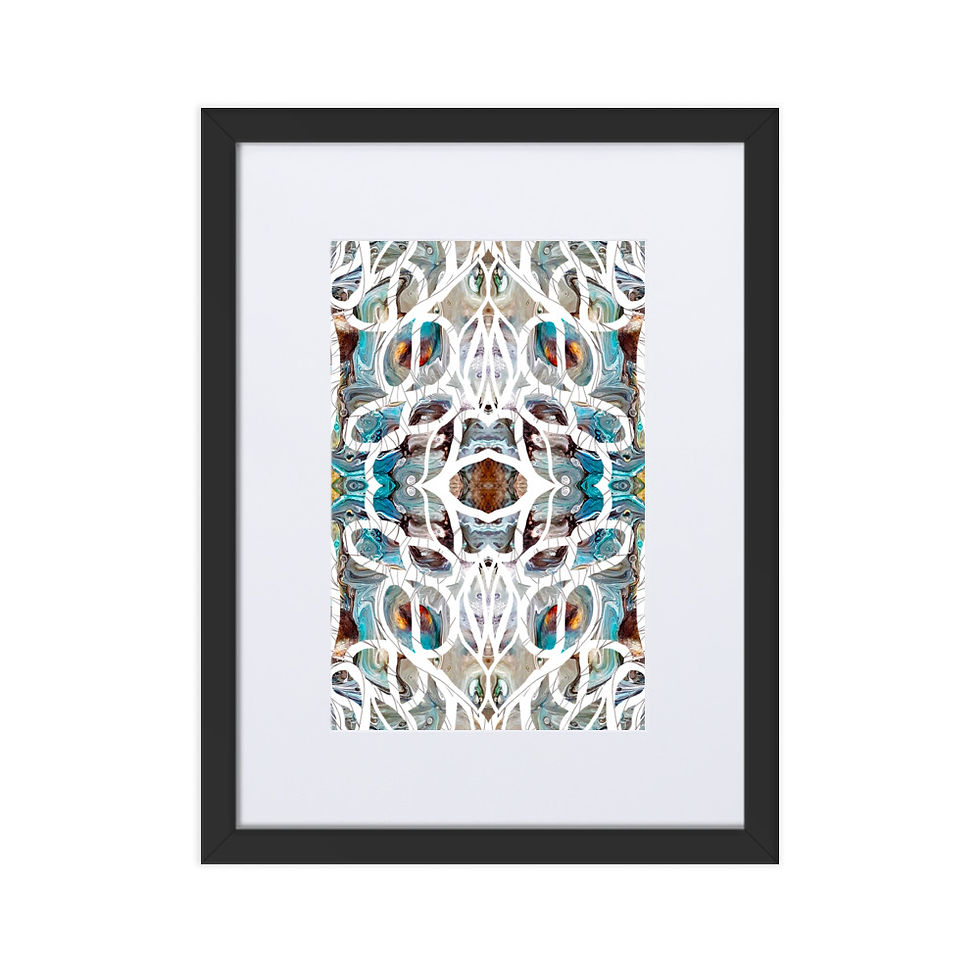 Thumbnail: Abstract painted mosaic I