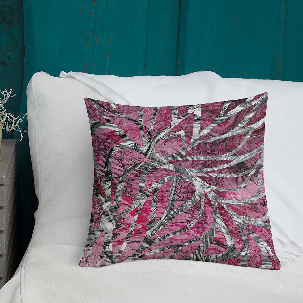 Thumbnail: Monochrome on pink marble I