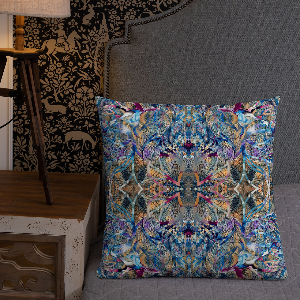 Thumbnail: Mixed media arabesque I