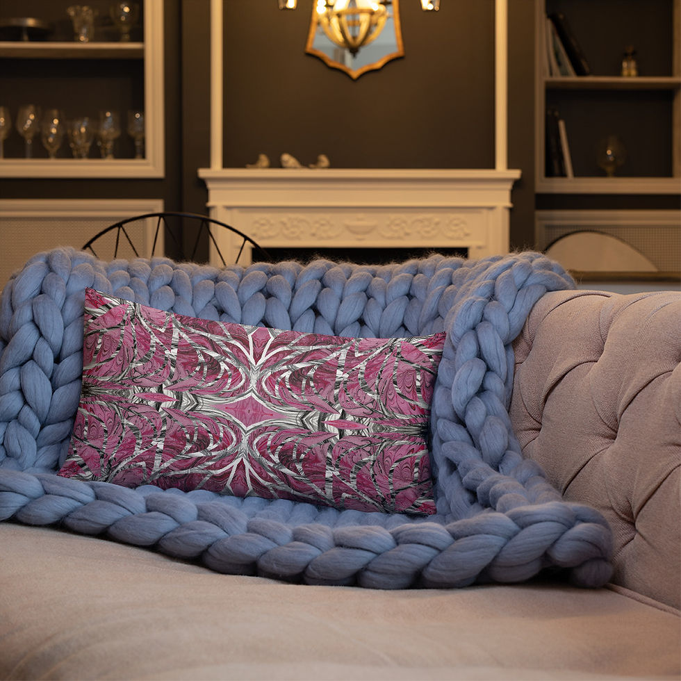 Thumbnail: Monochrome on pink marble IV