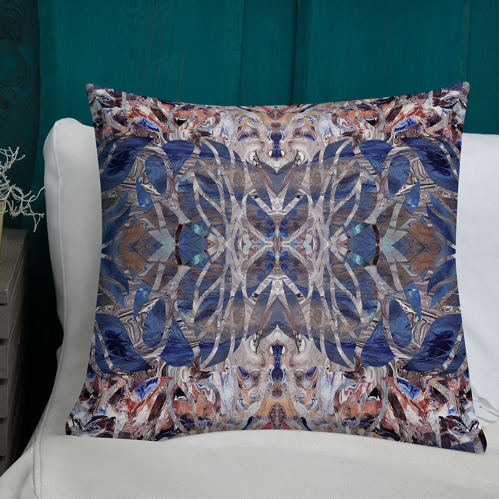 Thumbnail: Mixed media arabesque III