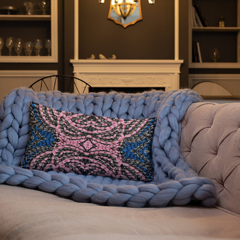 Thumbnail: Dusty pink embroidery IV