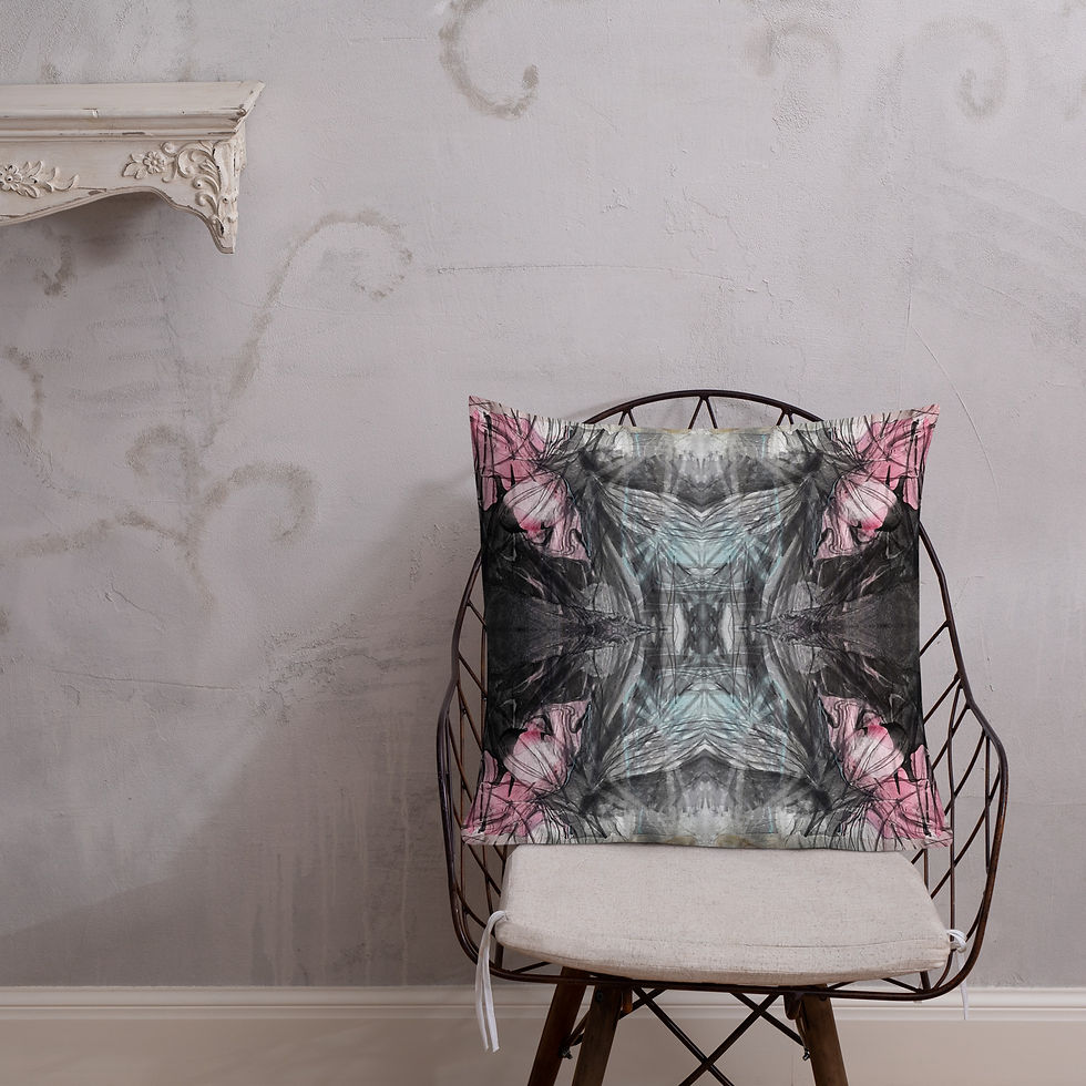 Thumbnail: Pink on charcoal symmetry III