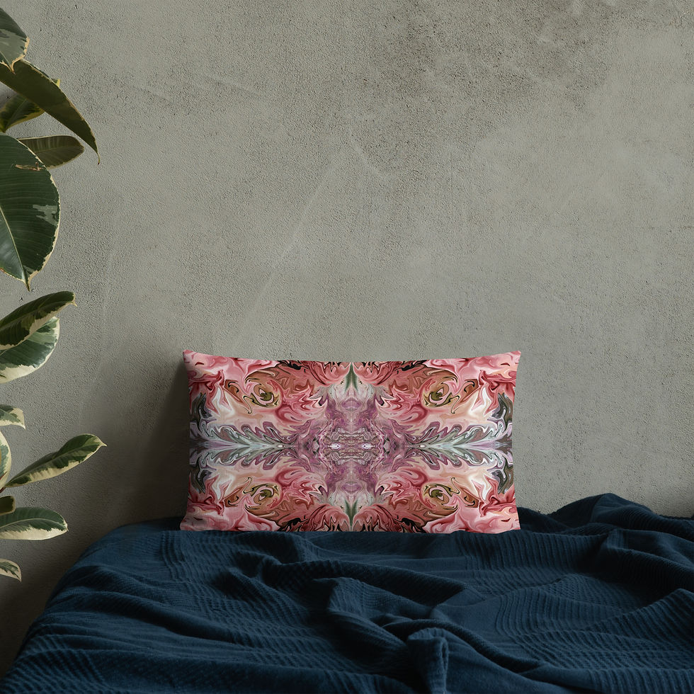 Thumbnail: Pink roses arabesque