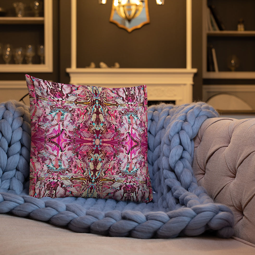Thumbnail: Funky fuchsia arabesque III