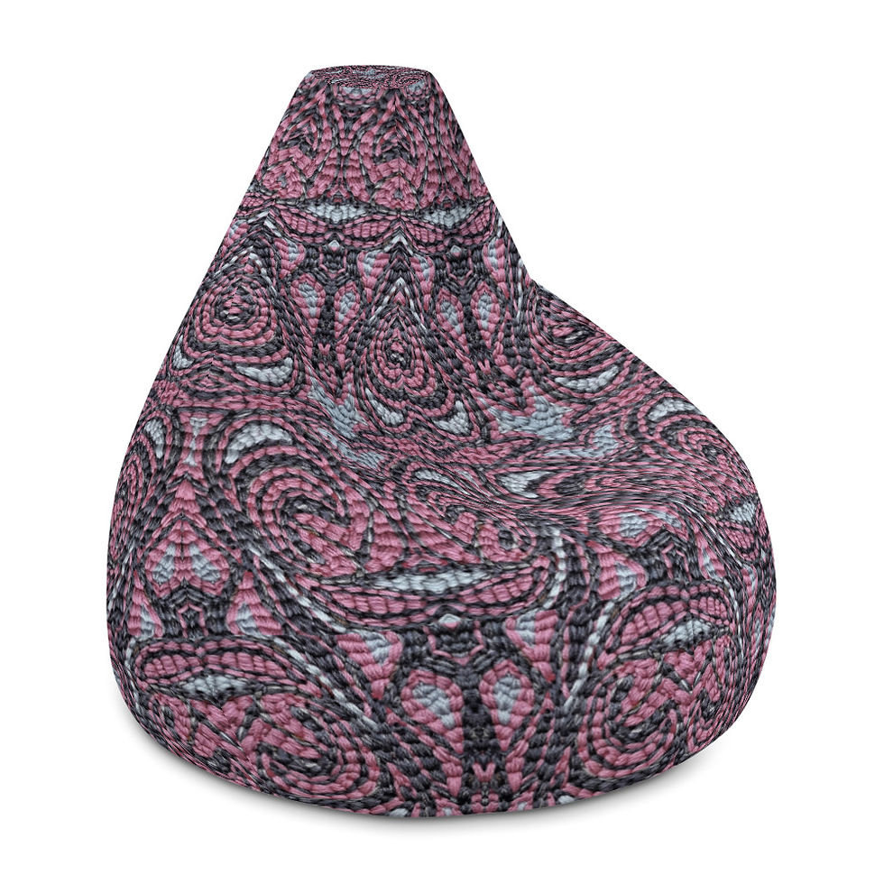 Thumbnail: Dusty pink on grey symmetry V