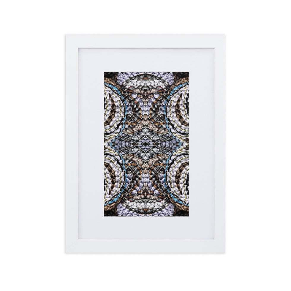 Thumbnail: Grey on turquoise arabesque