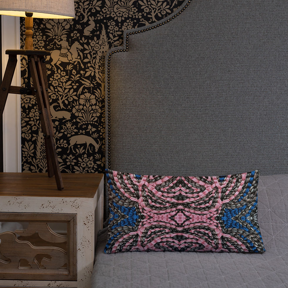 Thumbnail: Dusty pink embroidery IV
