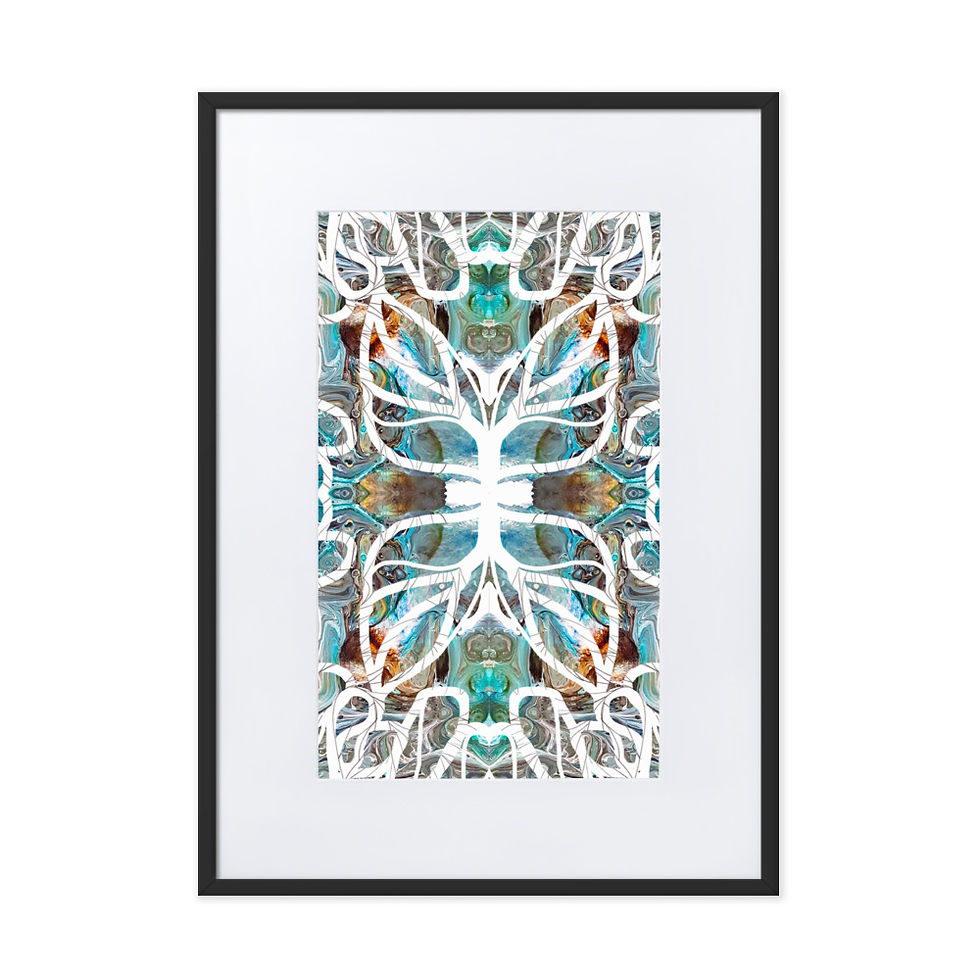 Thumbnail: Abstract painted mosaic