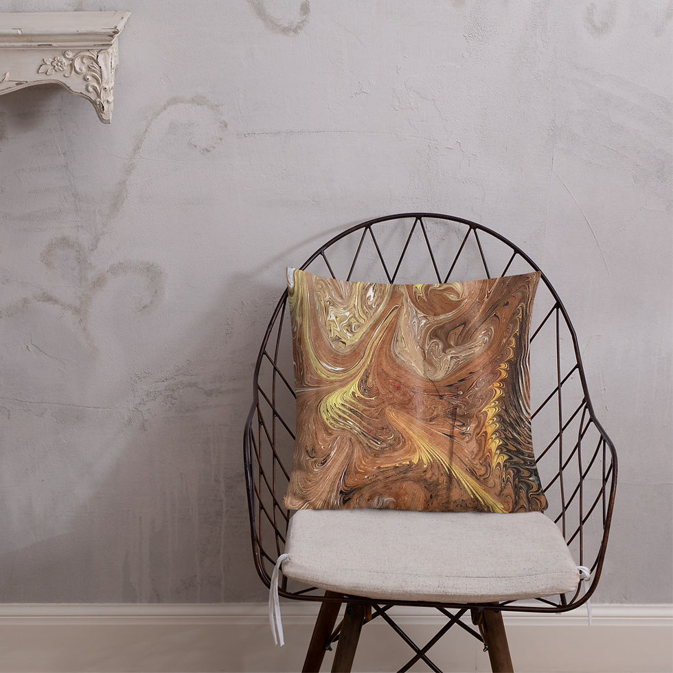 Thumbnail: Bronze on brown swirls V