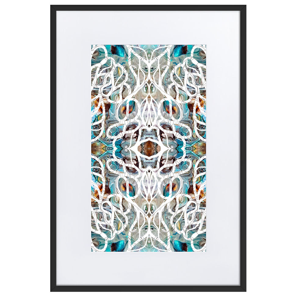 Abstract painted mosaic I