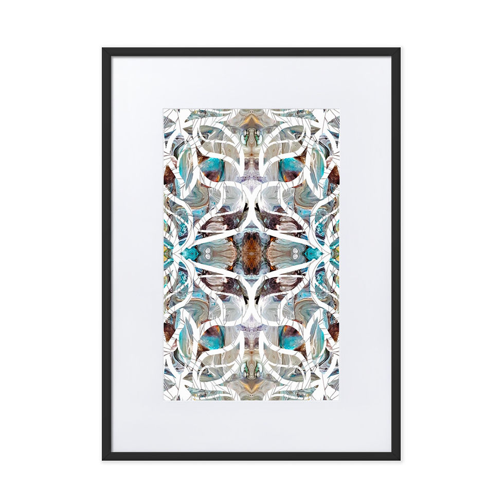 Thumbnail: Abstract painted mosaic V