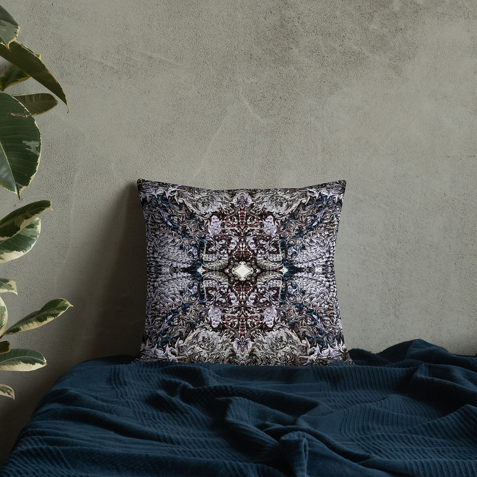 Thumbnail: Pearl grey arabesque I