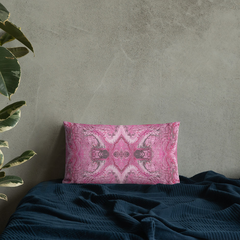 Thumbnail: Pink marbling swirls IV