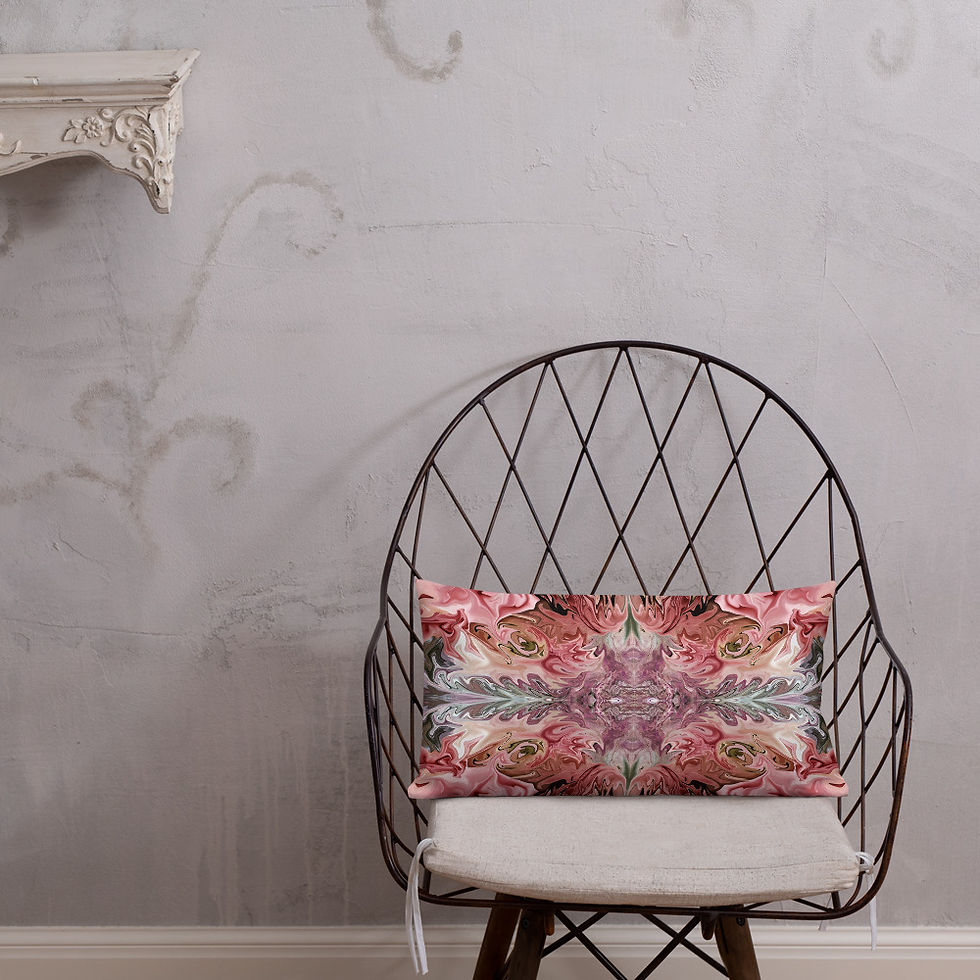 Thumbnail: Pink roses arabesque