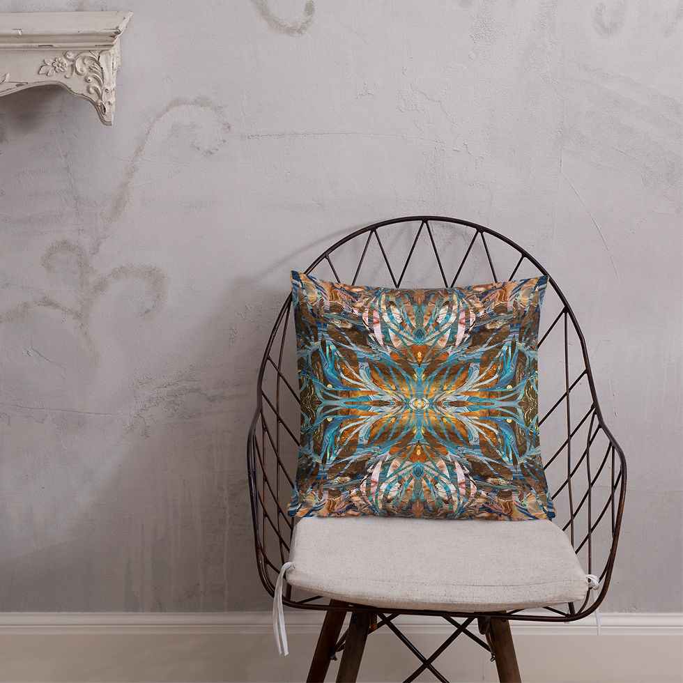 Thumbnail: Mixed media arabesque IV