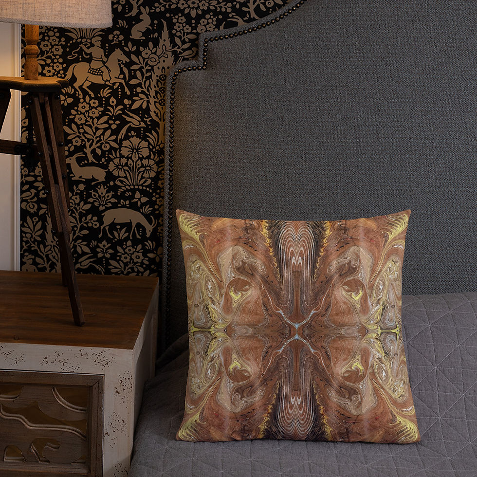 Thumbnail: Bronze on brown swirls I