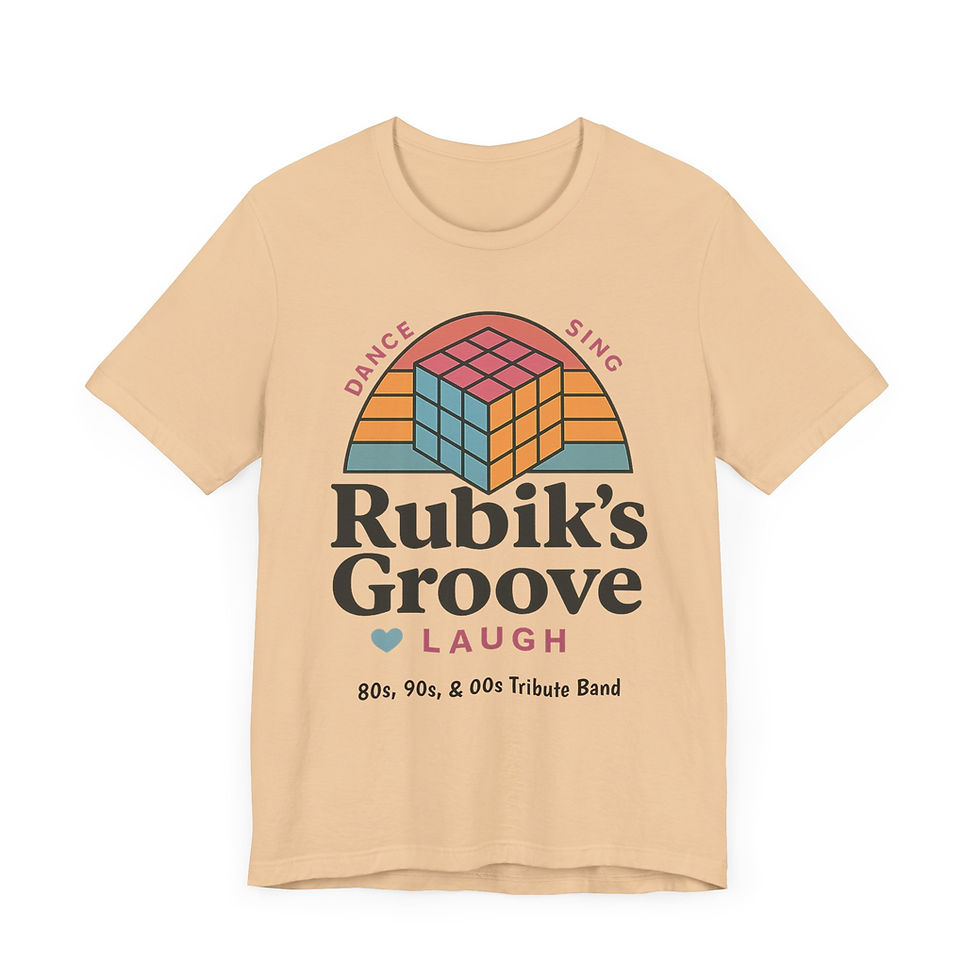 Thumbnail: Rubik's Groove Unisex Tee - Retro Band Shirt