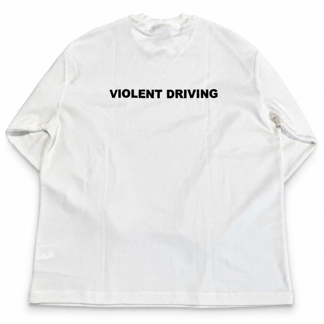 HC Waffle Long Sleeve Wht