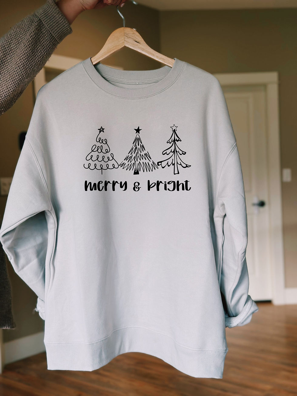 Thumbnail: MERRY & BRIGHT CREWNECK