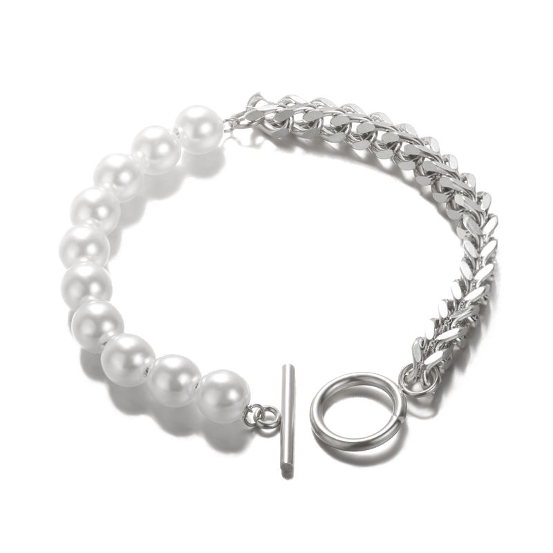 Thumbnail: Elegant Zircon Flowers Bracelet For Women Girls Charm Gold Color Stainless Steel