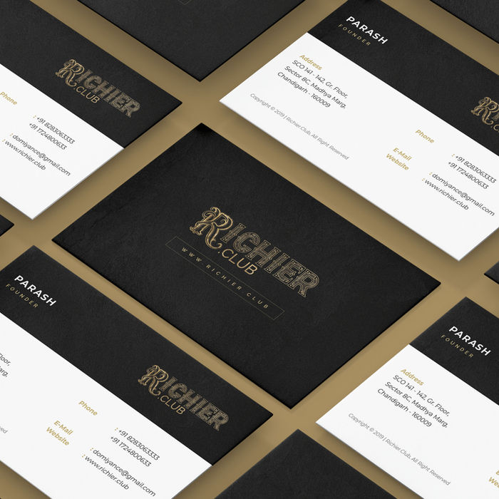 Richier Club - Business Card