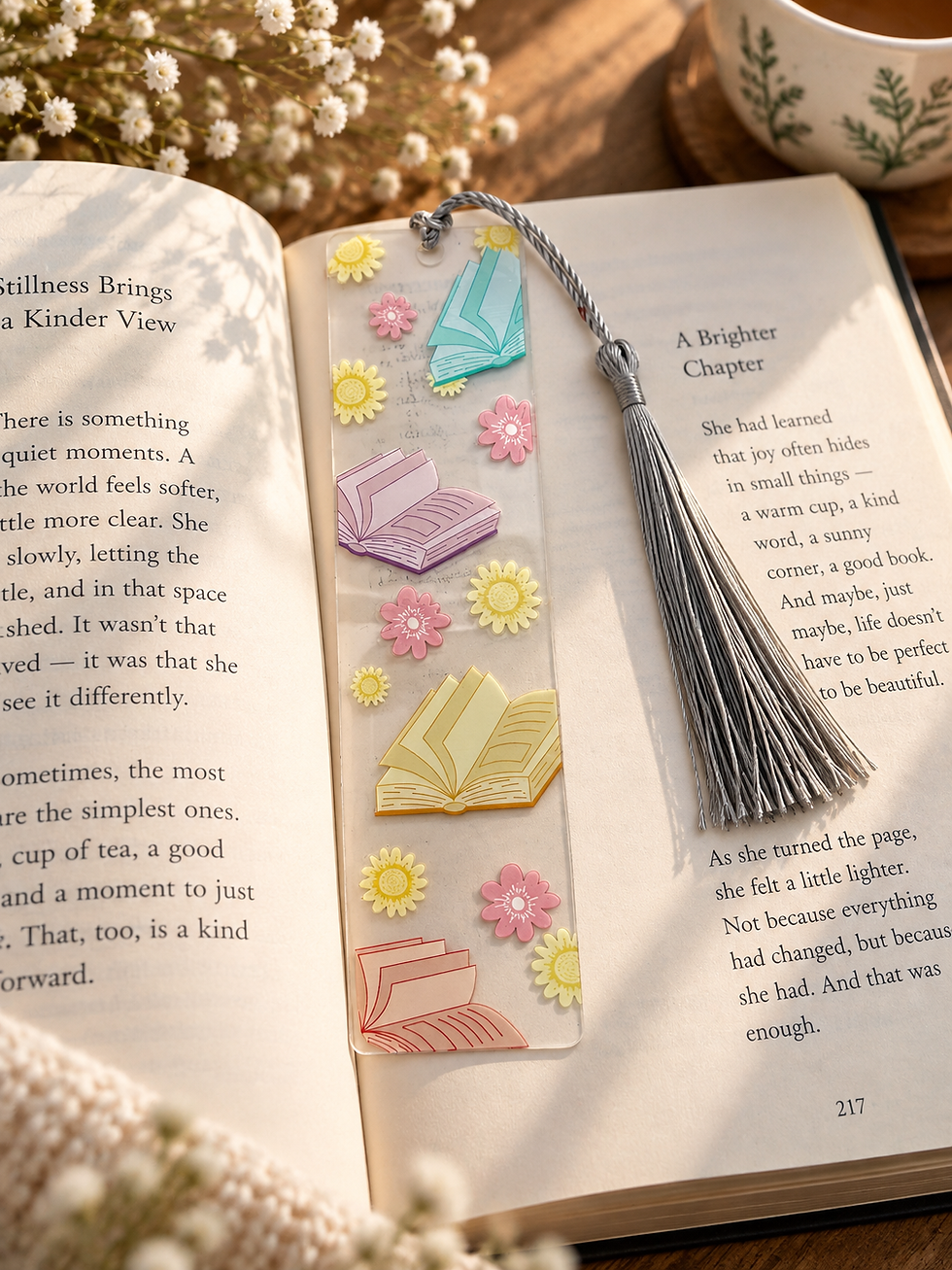 Miniatyrbild: 📚 Bloom & Books – bokmärke