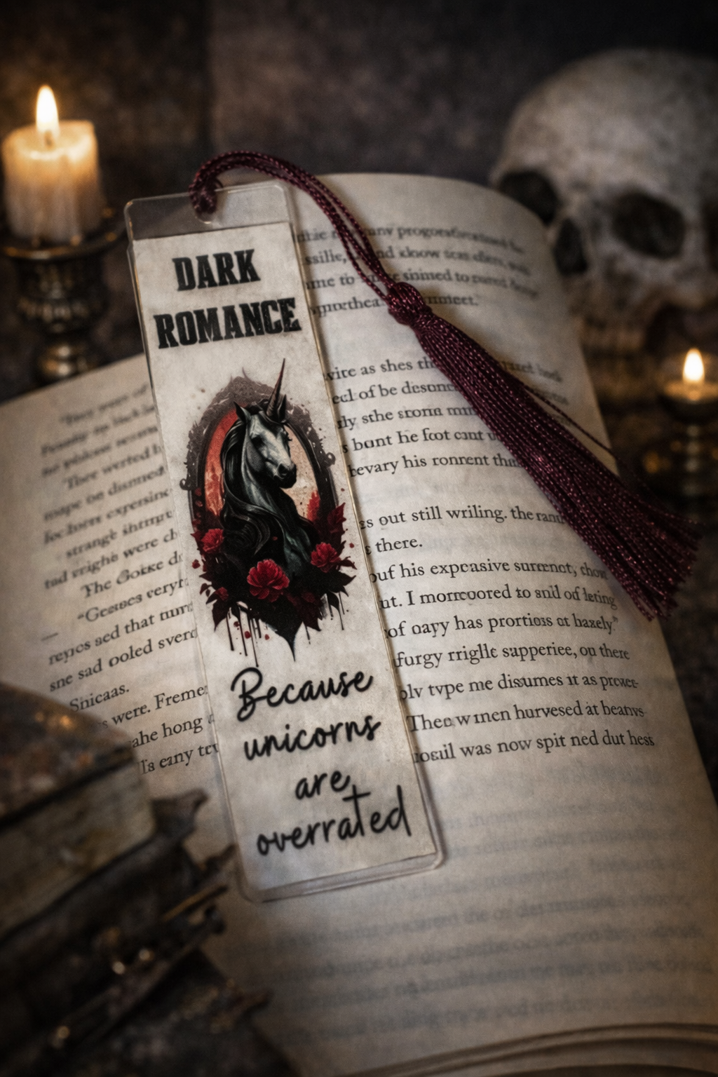 Bokmärke “Dark Romance – Because unicorns are overrated” (BookTok-kollektion)