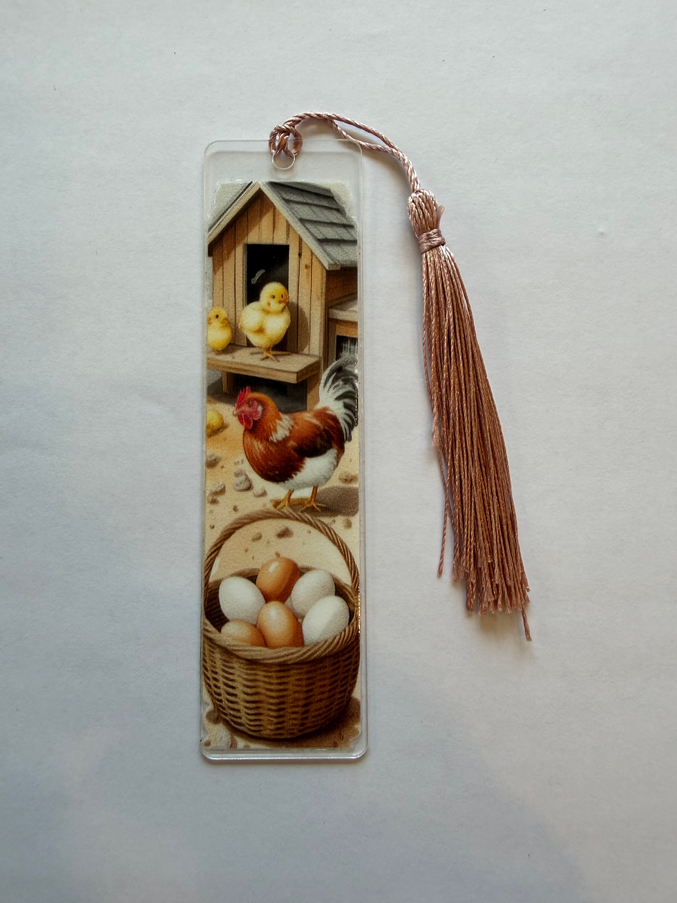 Miniatyrbild: Bokmärke – Hönsliv 🐔🥚
