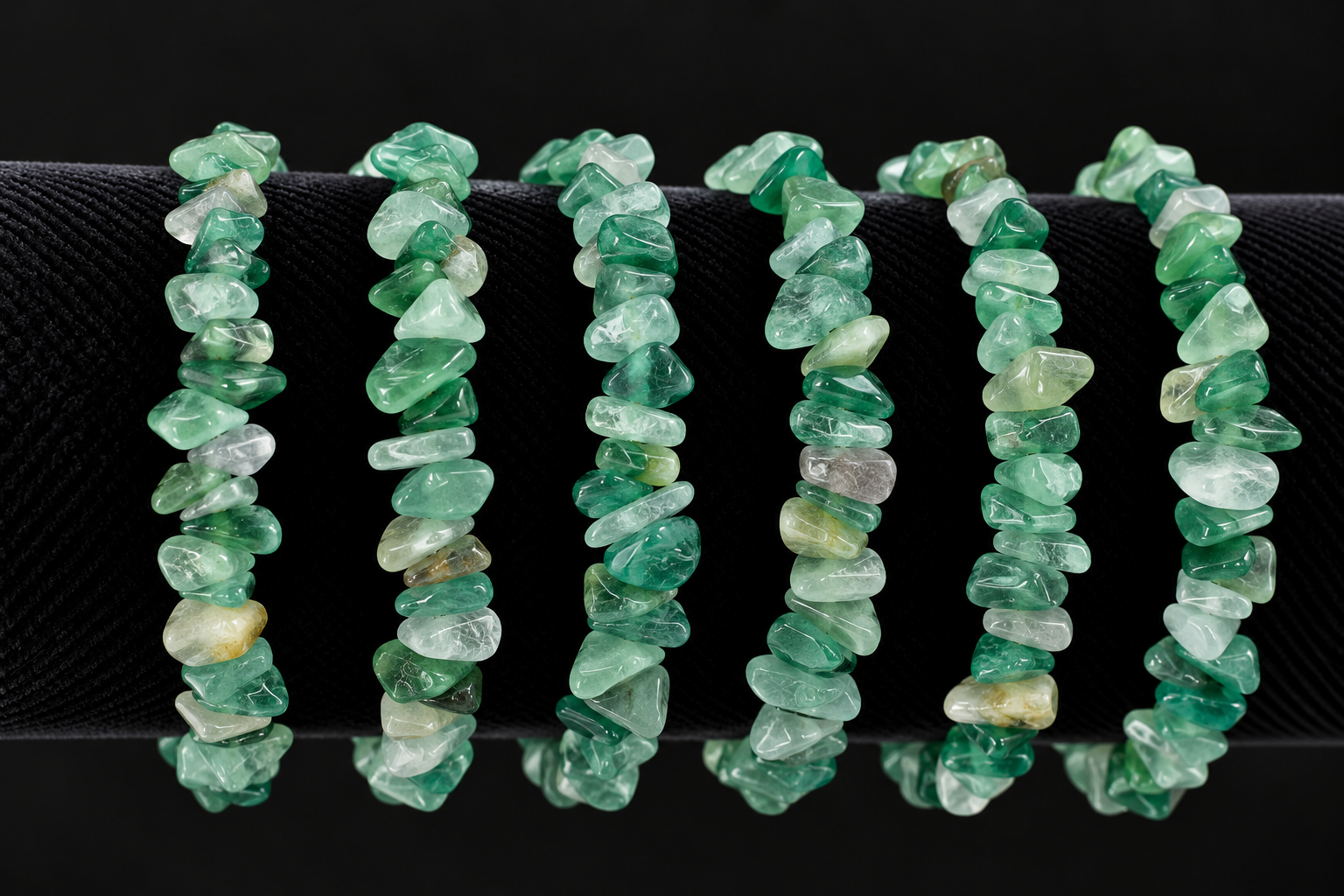 Bracelet baroque - Aventurine verte