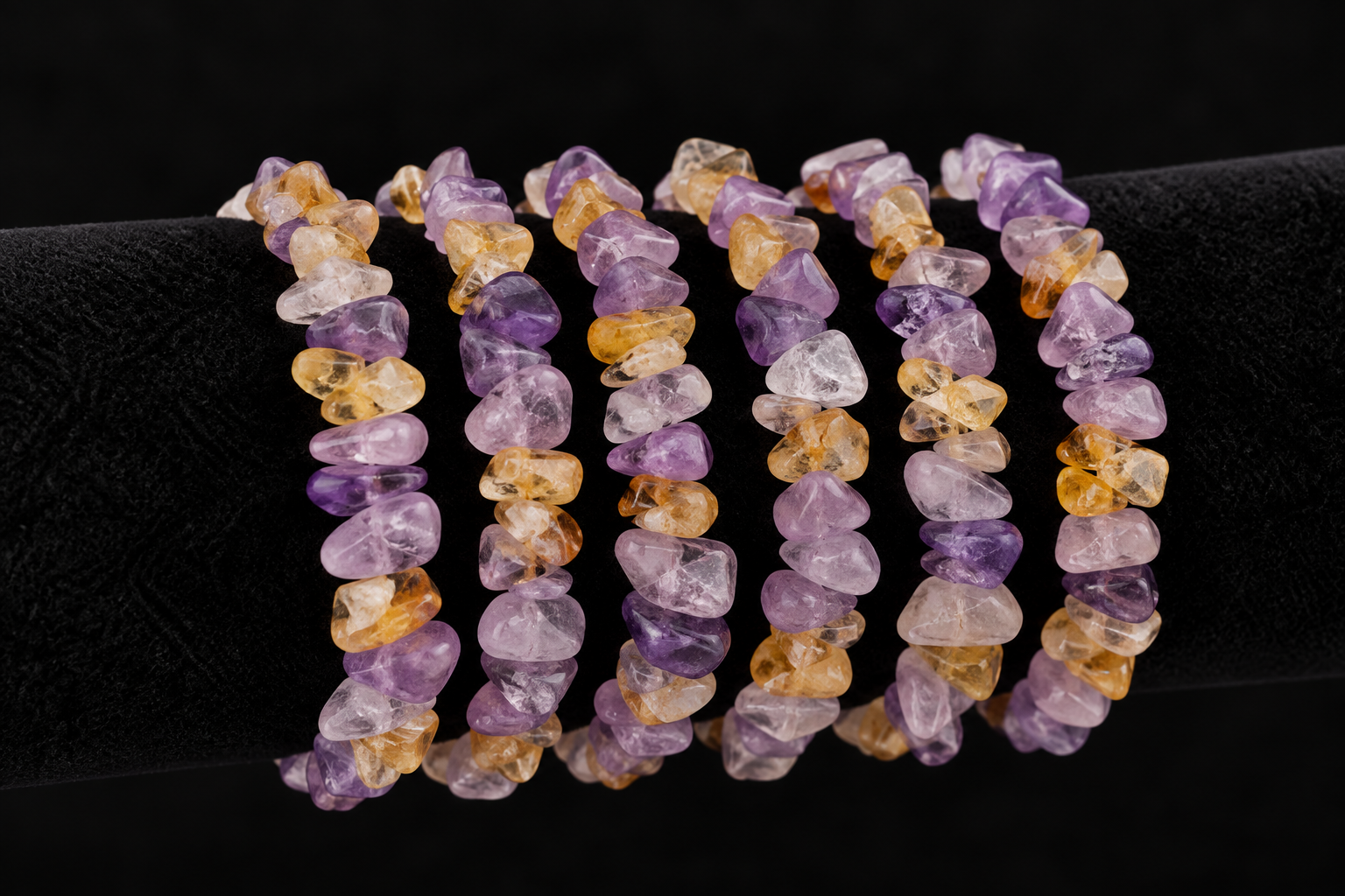 Bracelet baroque - Amétrine
