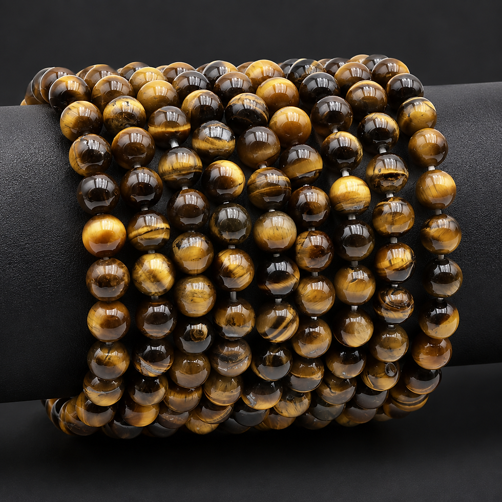 Miniature : Œil de Tigre (Perles 8 mm)